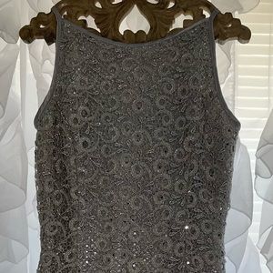 Womans Silver Dress